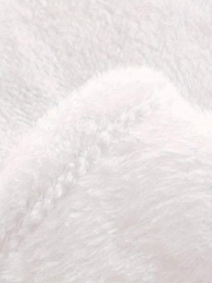 بطانية فانيلا ناعمة بنقشة ثلج عيد الميلاد الدافئة، باللون الأحمر والأبيض