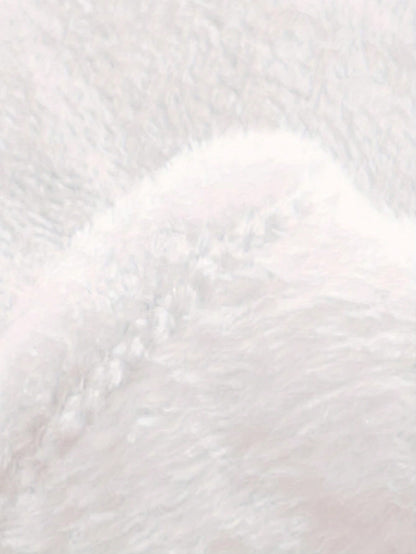 بطانية فانيلا ناعمة بنقشة ثلج عيد الميلاد الدافئة، باللون الأحمر والأبيض