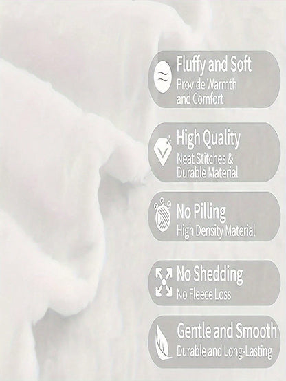 بطانية فانيلا ناعمة بنقشة ثلج عيد الميلاد الدافئة، باللون الأحمر والأبيض