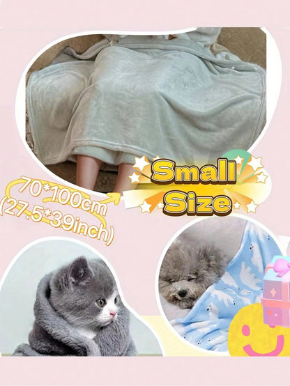 بطانية فانيلا ناعمة بنقشة ثلج عيد الميلاد الدافئة، باللون الأحمر والأبيض