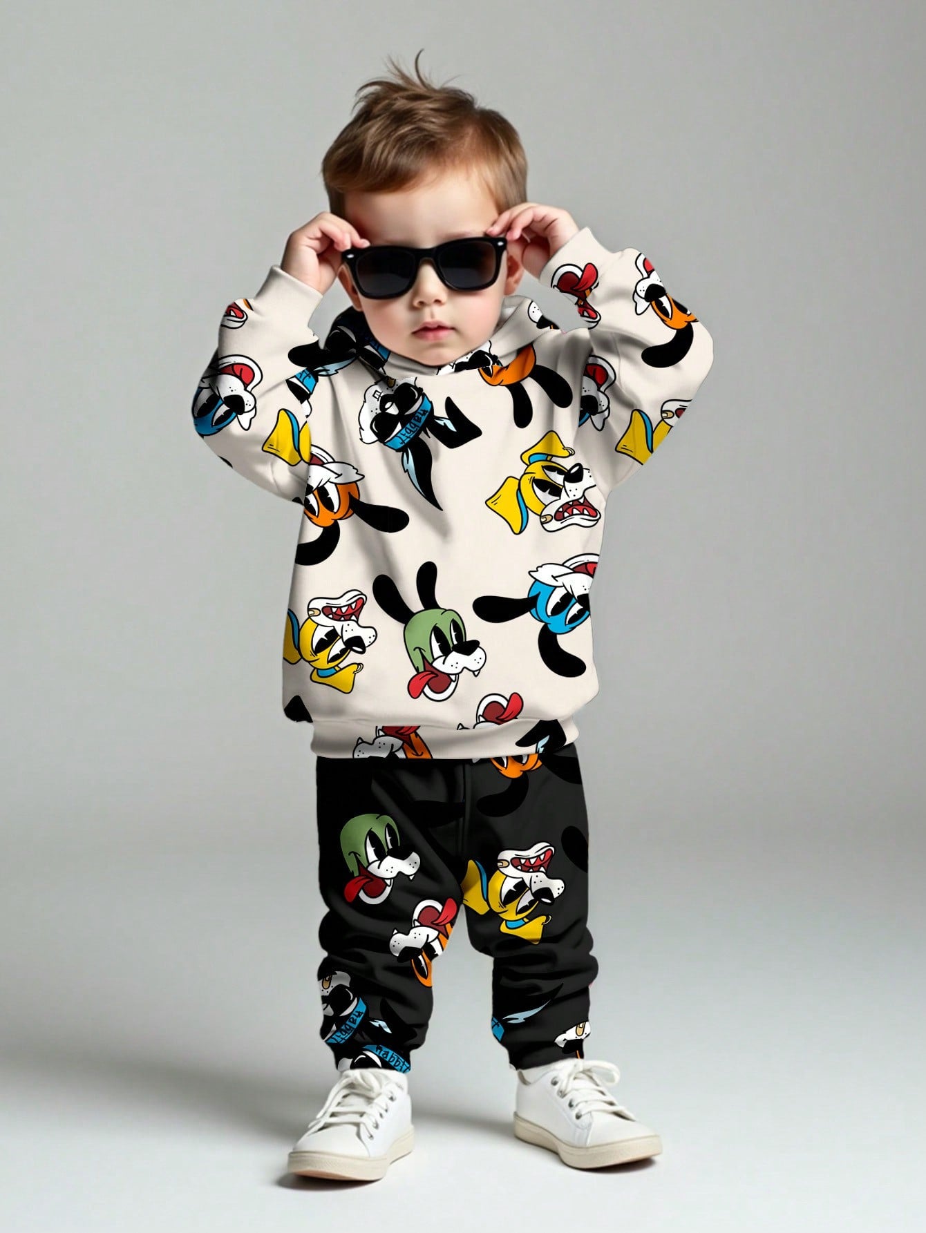 طقم قطعتين لطفل الحياكة المحببة السائبة والناعمة