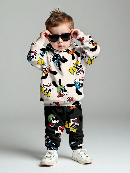 طقم قطعتين لطفل الحياكة المحببة السائبة والناعمة