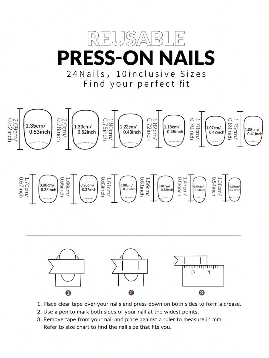 أظافرالبيج البيضاوي القصير