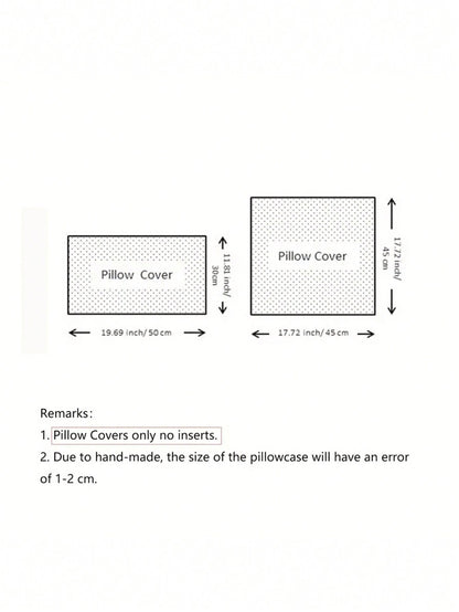غطاء وسادة بطرز التطريز بشكل الجوز، ديكور منزلي للصالة وغرفة النوم
