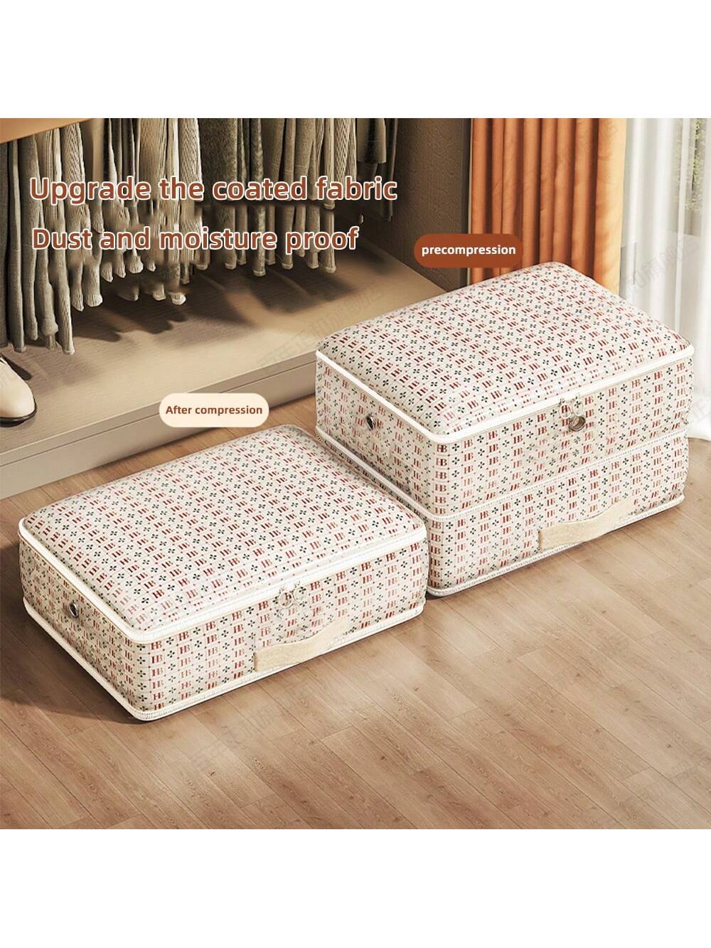 قطعة واحدة من أكياس الملابس الكتانية الكبيرة السعة