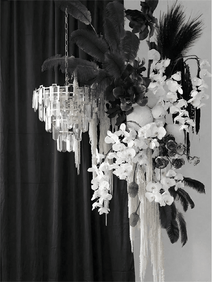 عشب القصب الاصطناعي ديكور بوهو فو بامباس العشب كبير طويل القامة