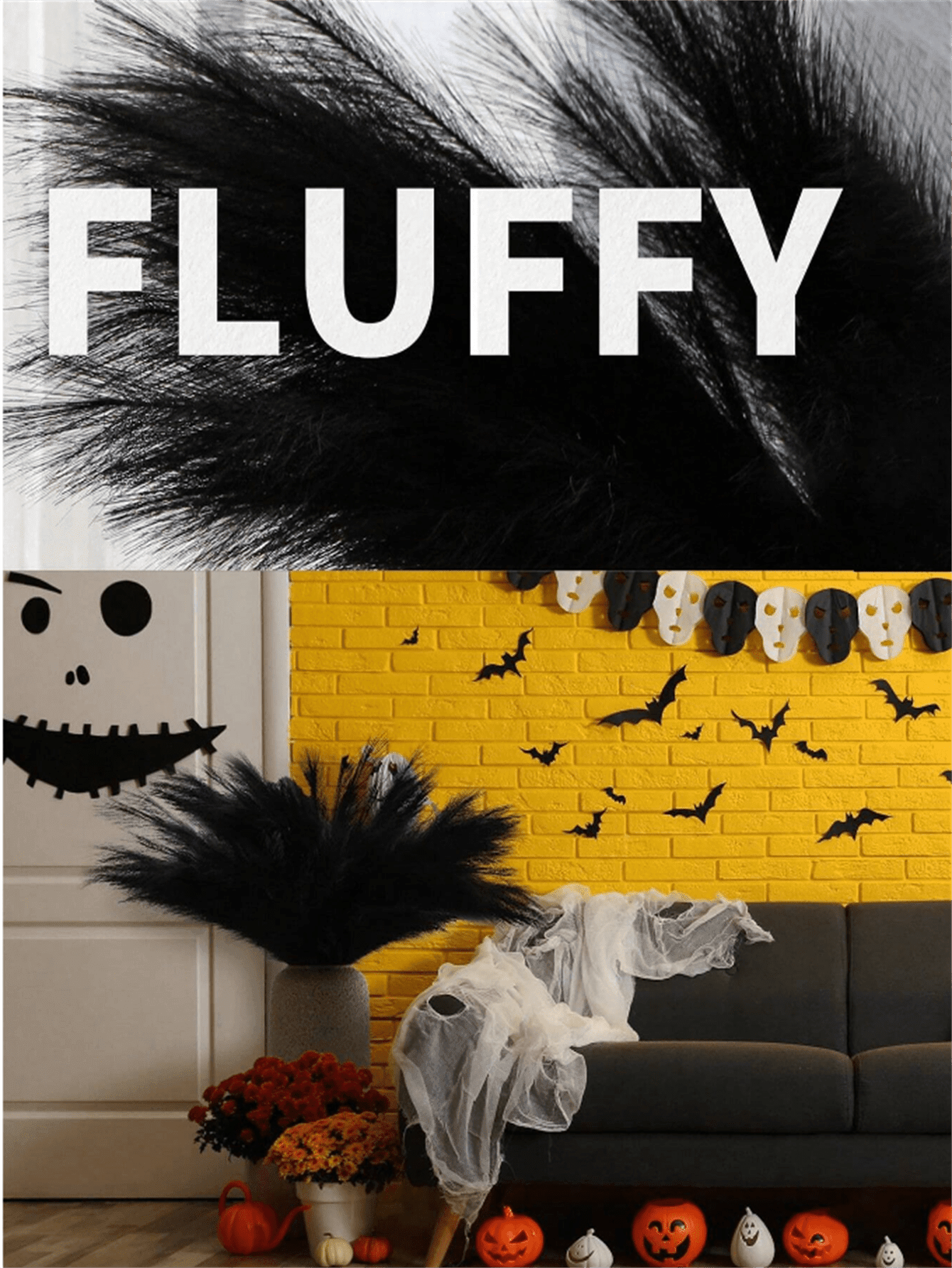 عشب القصب الاصطناعي ديكور بوهو فو بامباس العشب كبير طويل القامة