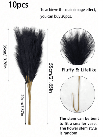 عشب القصب الاصطناعي ديكور بوهو فو بامباس العشب كبير طويل القامة