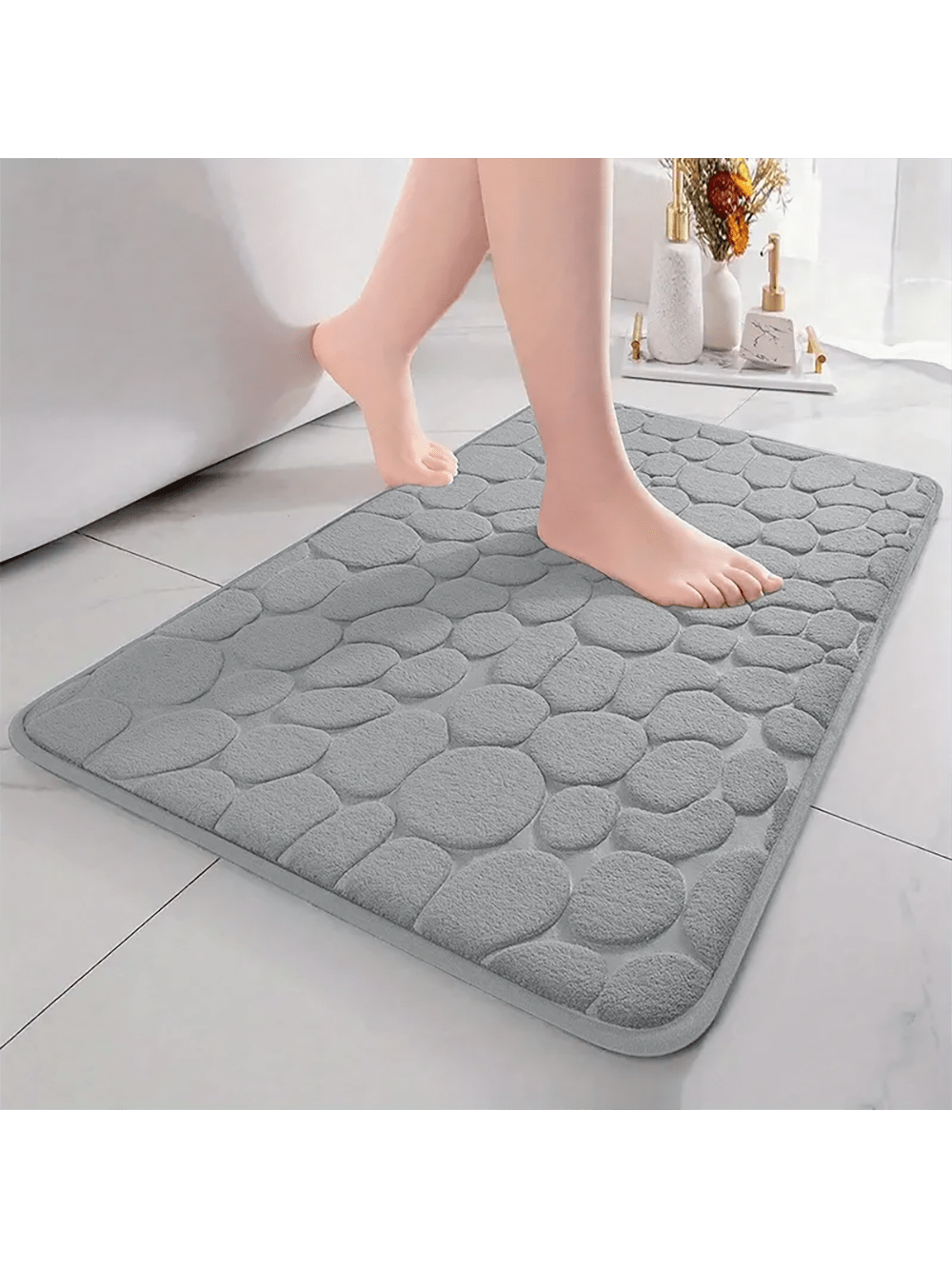 مجموعة سجاد حمامية من الإسفنج