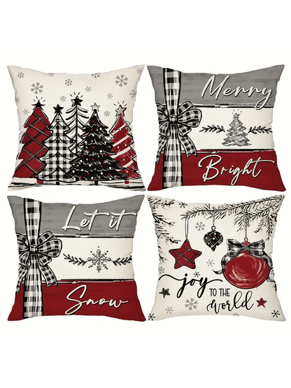 غطاء وسائد اعياد الميلاد