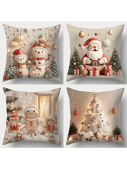 غطاء وسائد اعياد الميلاد