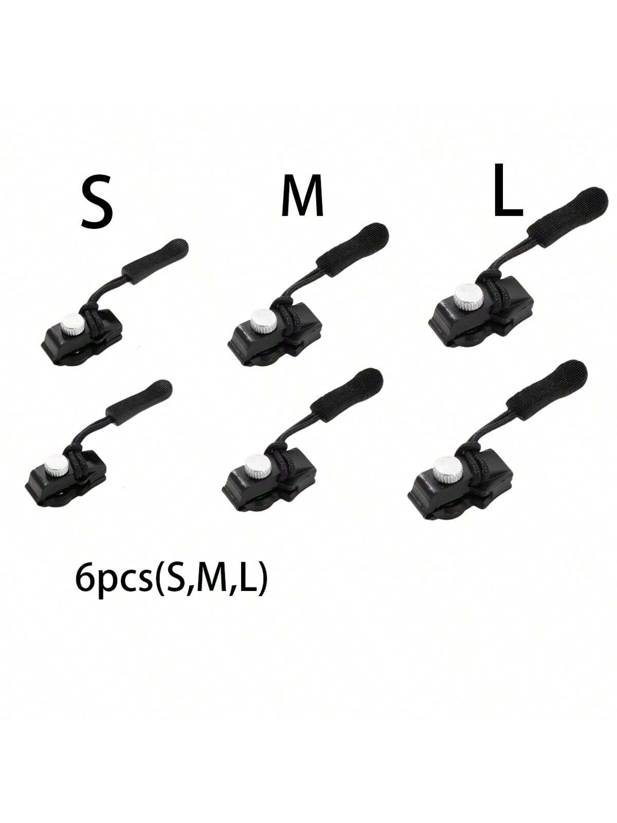 طقم إصلاح سحاب عالمي حزمة من 6
