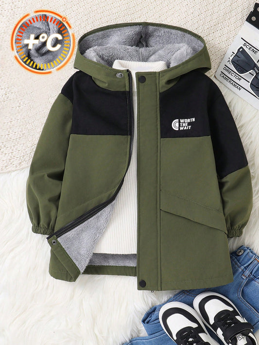 قطعة واحدة معطف فليس مقنع كاجوال لطيف للأطفال الصغار