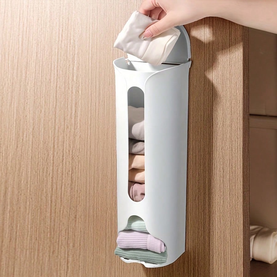 صندوق تنظيم الملابس الداخلية قطعة واحدة، صندوق تخزين الجوارب قابل للفك على الحائط