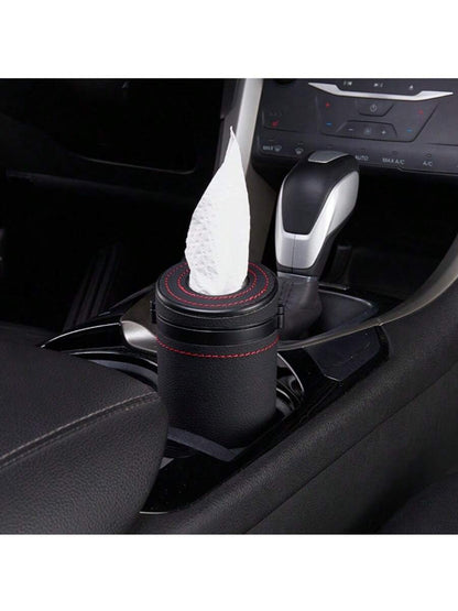 علبة مناديل متعددة الوظائف للسيارة، أنبوب منشفة ورقية دائري مع أداة كسر نافذة السيارة، اكسسوارات سيارة عالمية