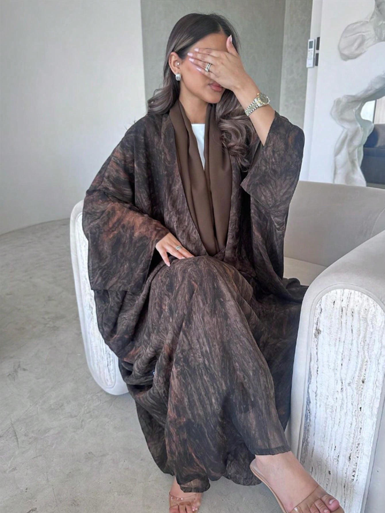 جاكيت بنمط فستان نسائي