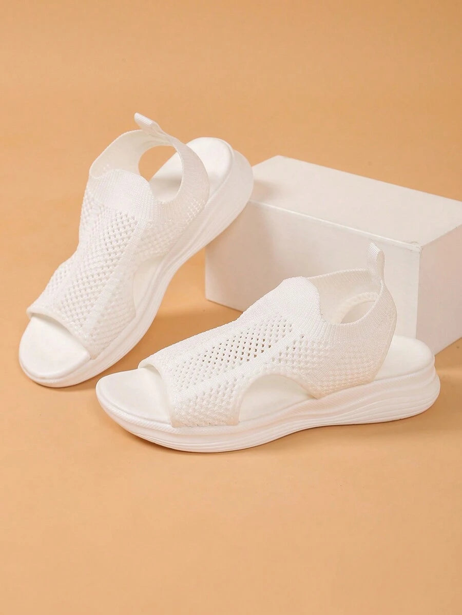 صنادل رياضية عشوائية الأنماط الزهرية للنساء