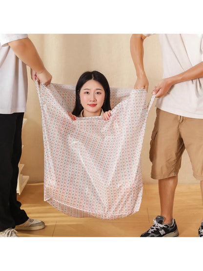 قطعة واحدة من أكياس الملابس الكتانية الكبيرة السعة