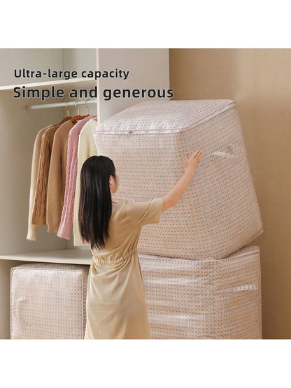 قطعة واحدة من أكياس الملابس الكتانية الكبيرة السعة