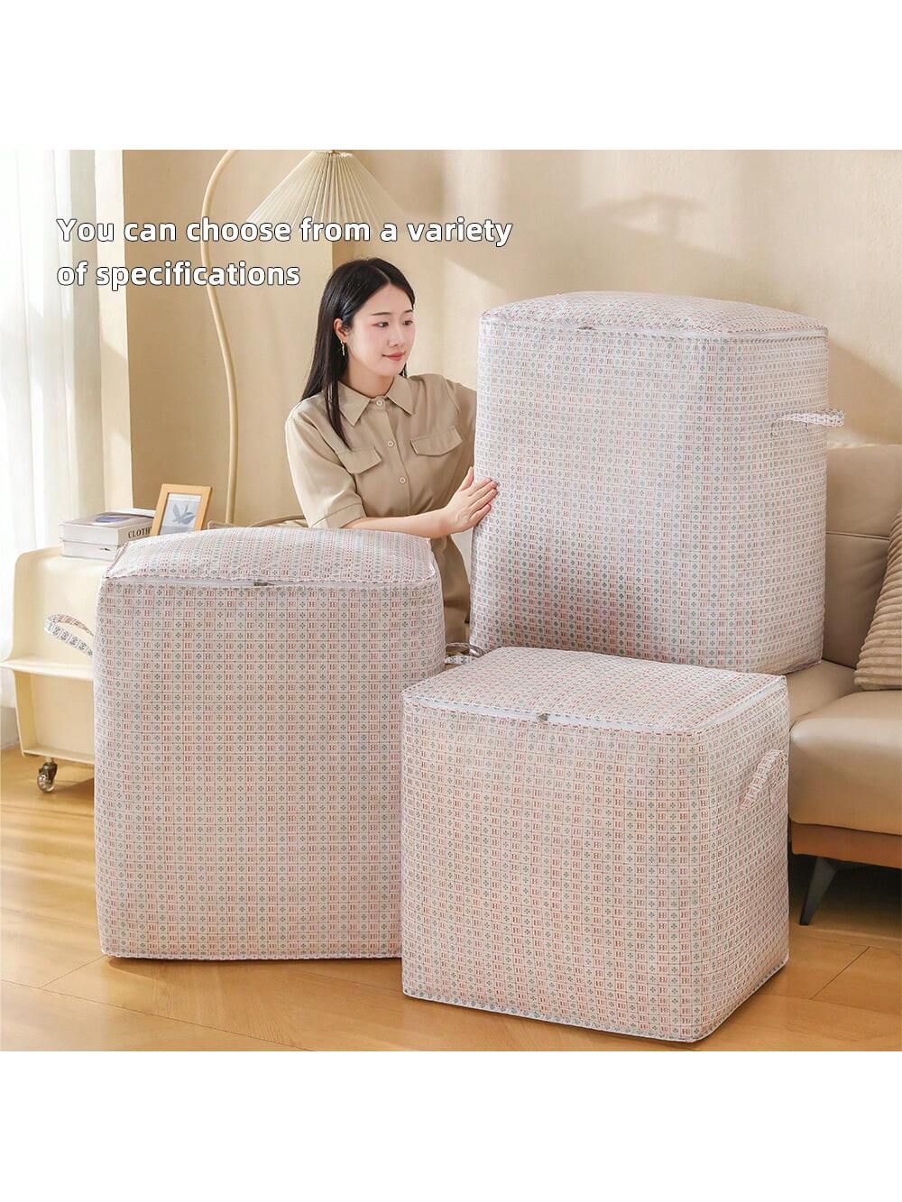 قطعة واحدة من أكياس الملابس الكتانية الكبيرة السعة