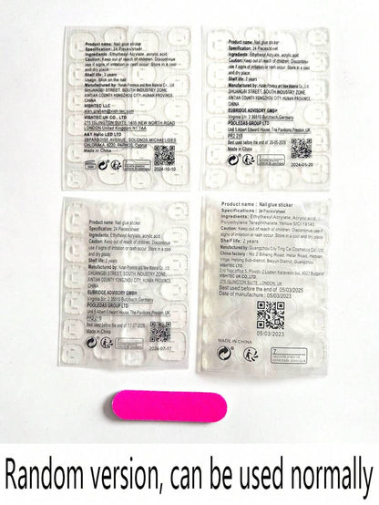 ارتقي بأناقتك مع 24 قطعة من أظافر الوهمية الحمراء اللوزية الطويلة ، للنساء والفتيات للاستخدام اليومي