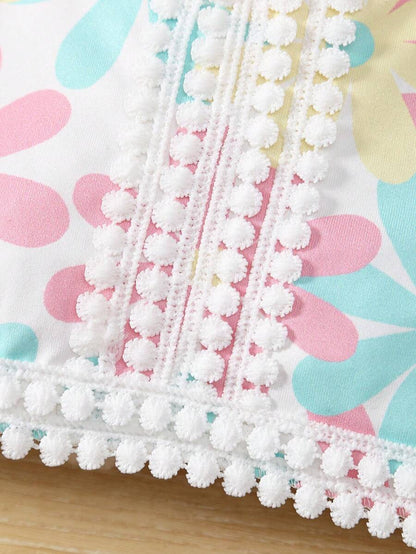 طقم بنطلون ولباس علوي قصيرة للبنات