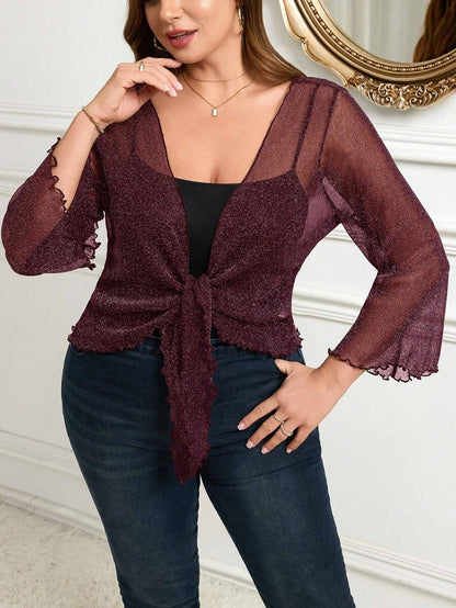 ملابس علوية مقاس كبير