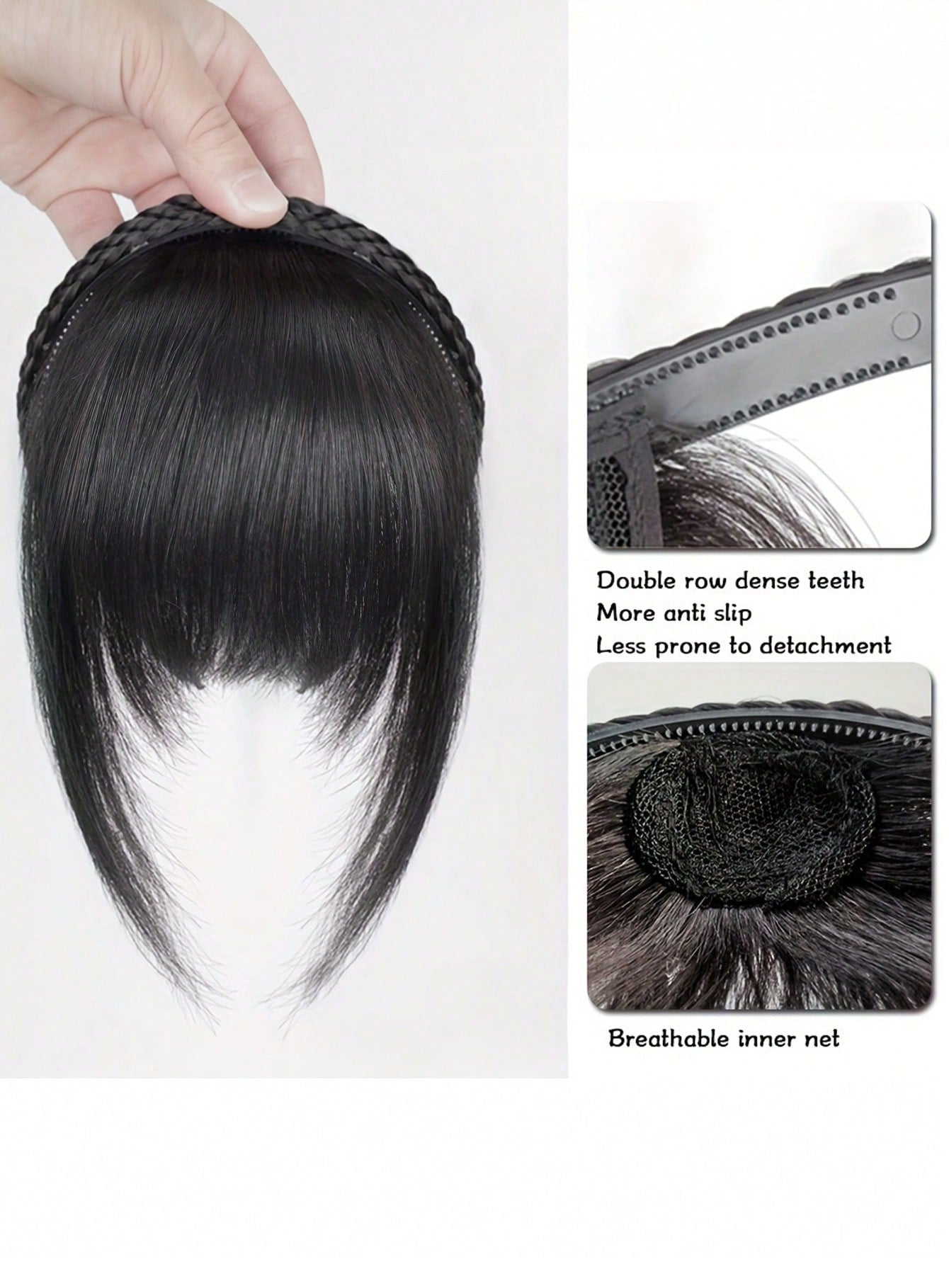 قطعة شحرة لتمديد الشعر البشري باللون الطبيعي، قطعة شعر مقصوصة للرأس تثبيت الشحرة للنساء والفتيات