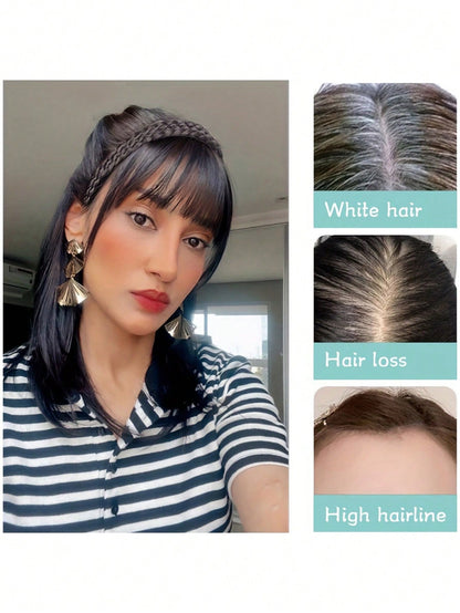 قطعة شحرة لتمديد الشعر البشري باللون الطبيعي، قطعة شعر مقصوصة للرأس تثبيت الشحرة للنساء والفتيات