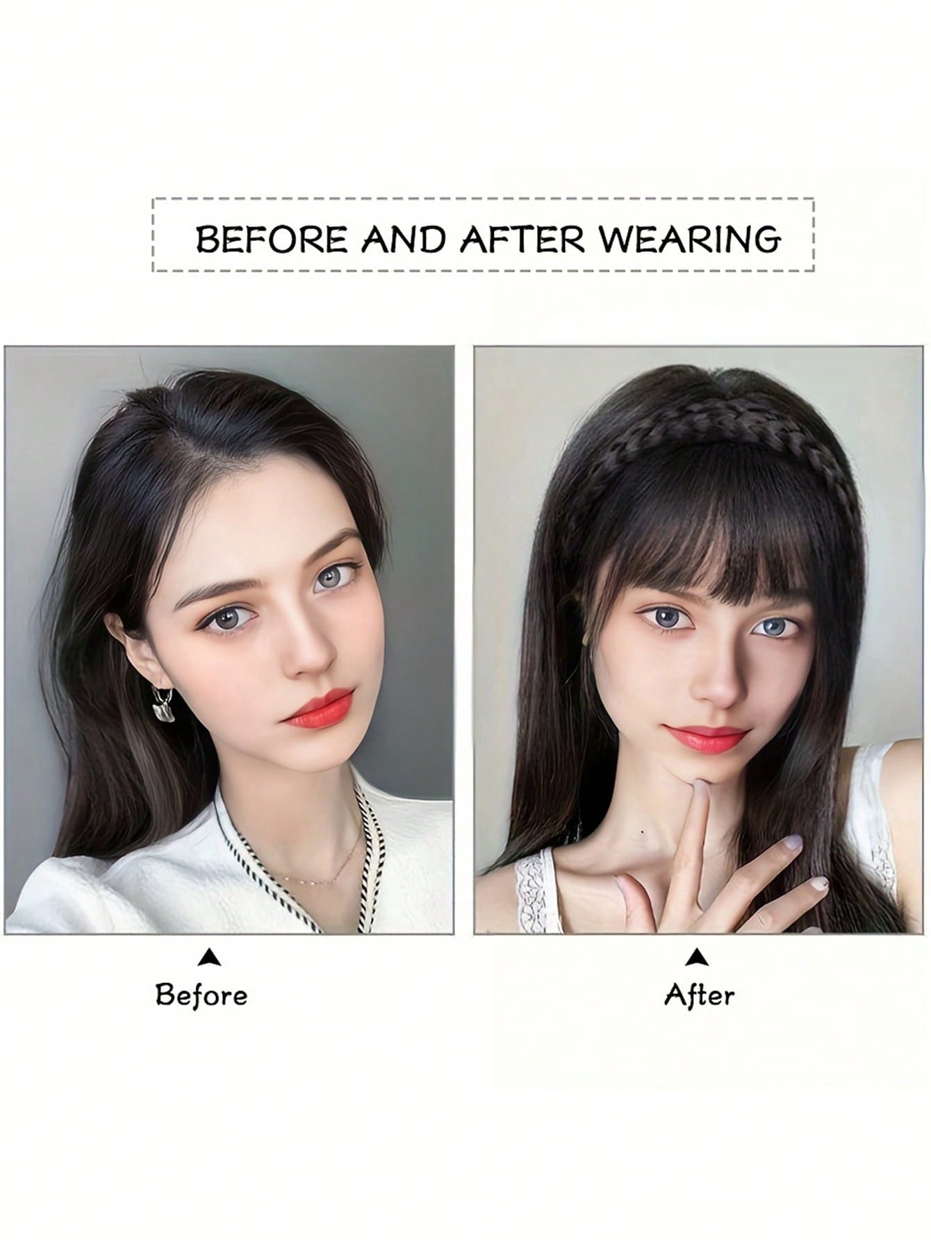 قطعة شحرة لتمديد الشعر البشري باللون الطبيعي، قطعة شعر مقصوصة للرأس تثبيت الشحرة للنساء والفتيات