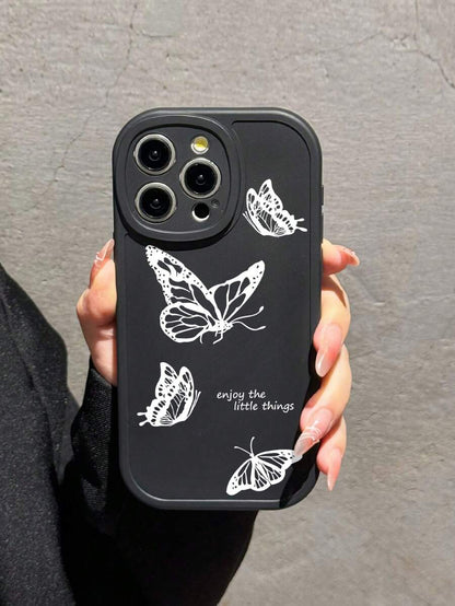 مجموعة أغلفة هواتف بطبعة فراشات