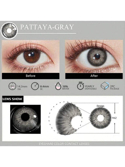 زوج واحد من العدسات اللاصقة