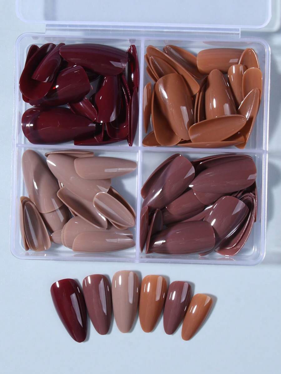 أظافر أكريليك ذات لمعة طويلة