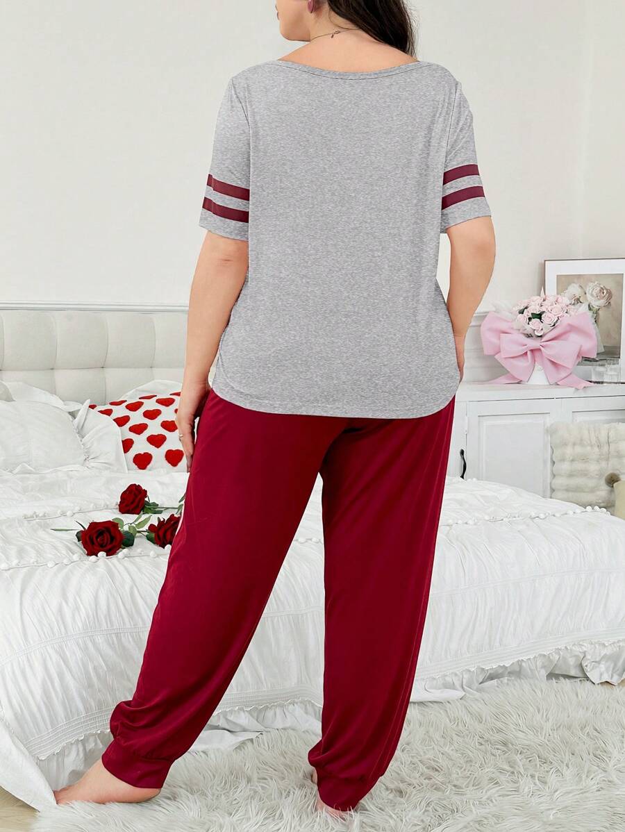 طقم بيجامة مقاسات كبيرة