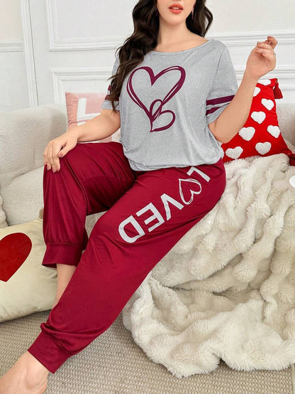 طقم بيجامة مقاسات كبيرة