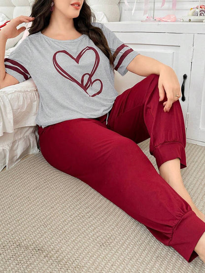 طقم بيجامة مقاسات كبيرة