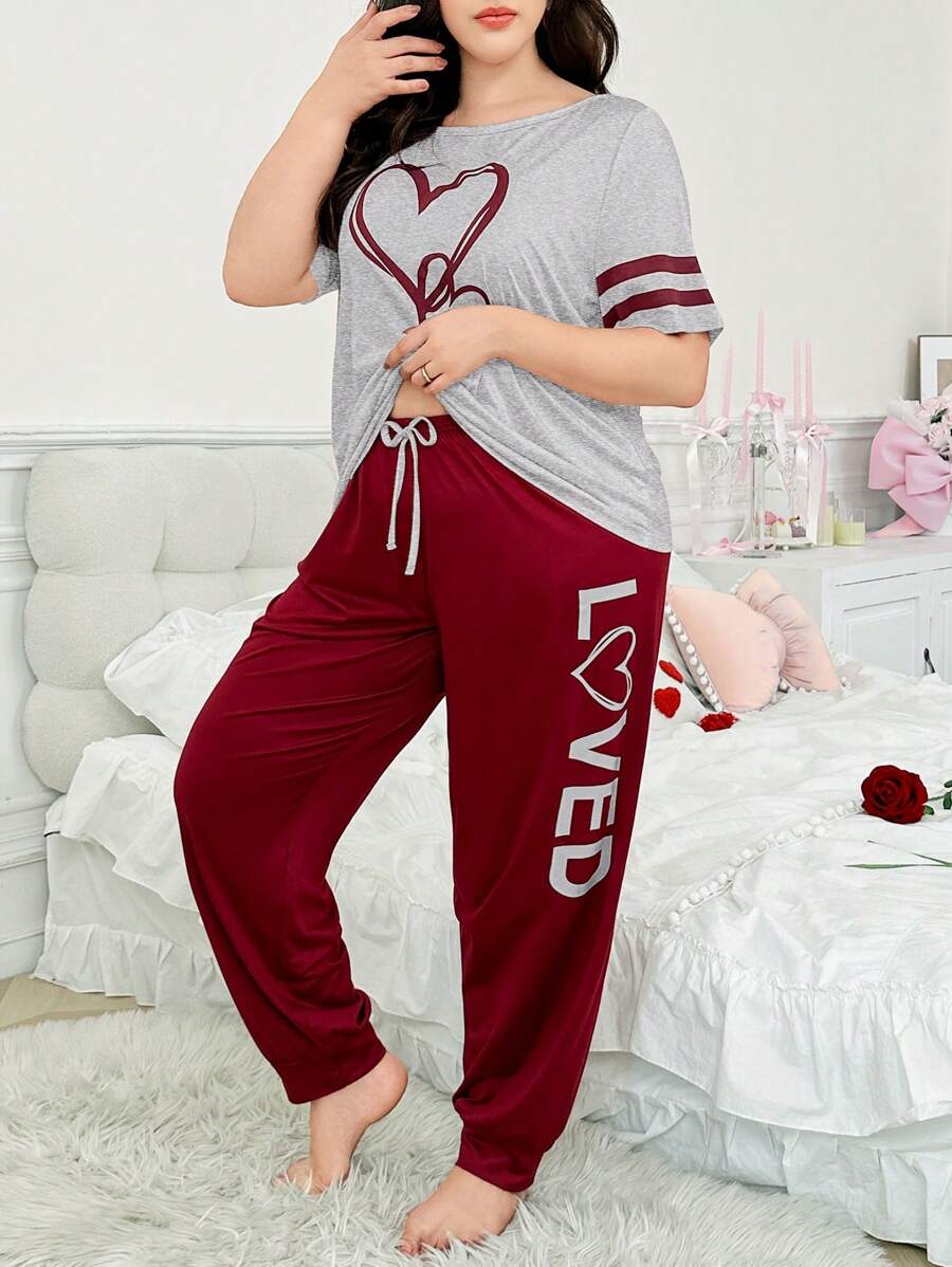 طقم بيجامة مقاسات كبيرة