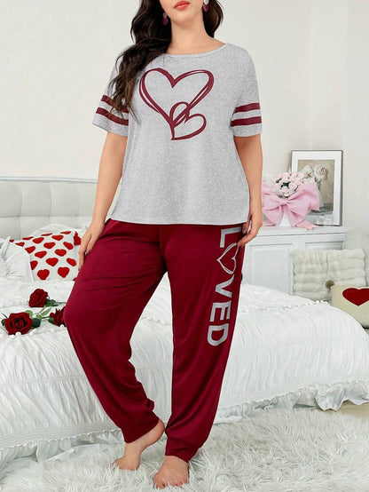 طقم بيجامة مقاسات كبيرة