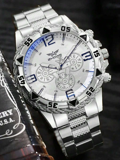 طقم مكون من قطعتين من ساعات الكوارتز للرجال