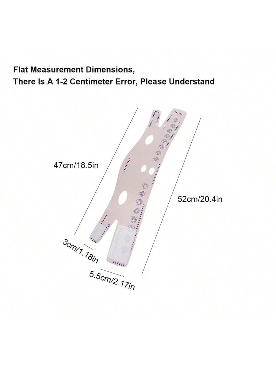 قناع تنحيف الوجه  رفع الوجه القابل لإعادة الاستخدام للنوم، التمارين الرياضية واليوجا