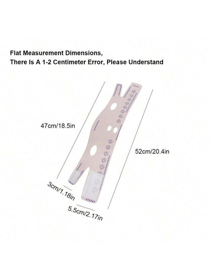 قناع تنحيف الوجه  رفع الوجه القابل لإعادة الاستخدام للنوم، التمارين الرياضية واليوجا