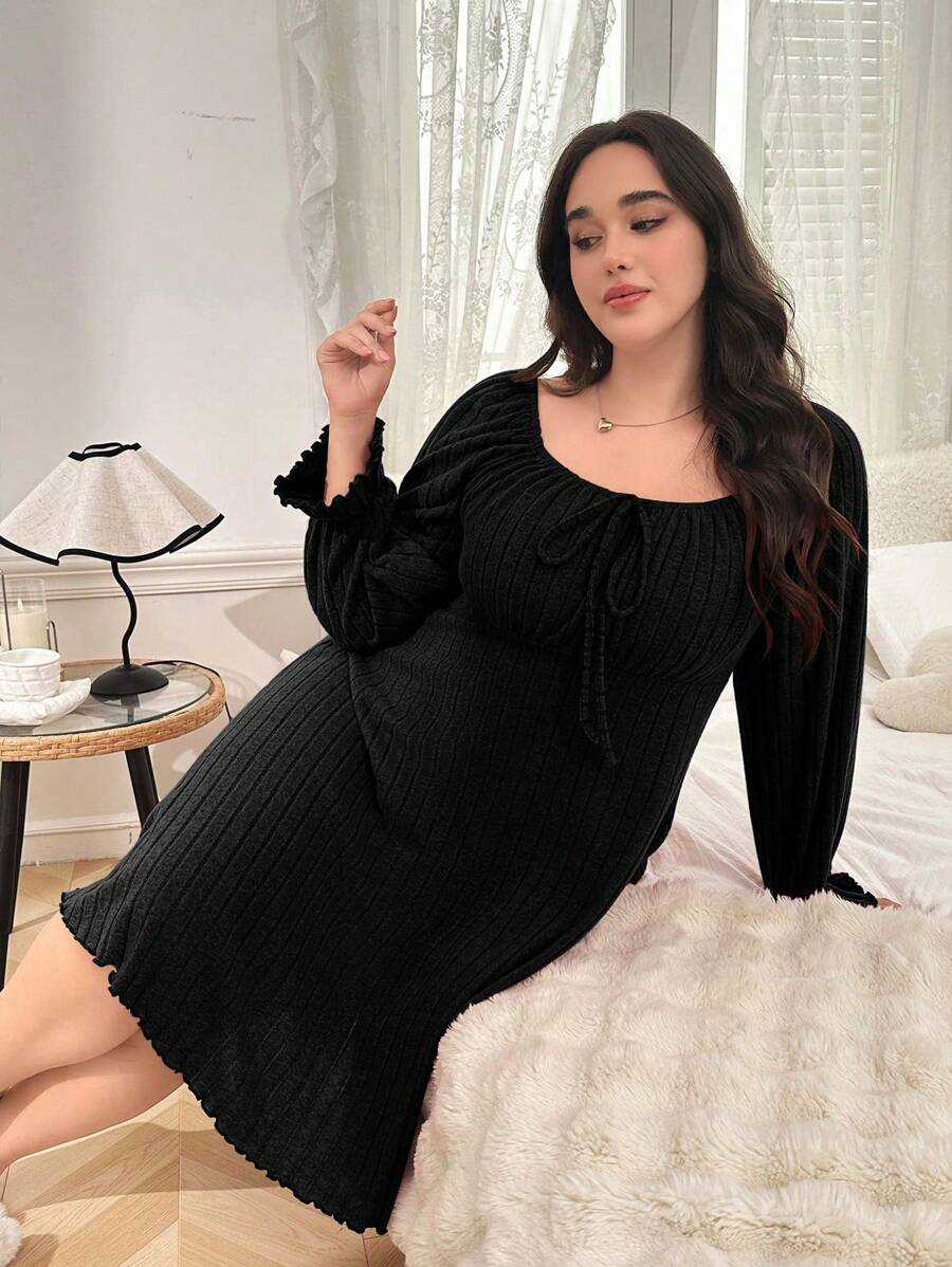 فستان نوم مقاس كبير