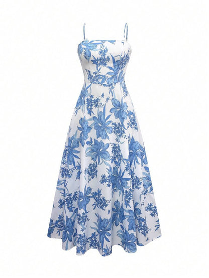 زوج (قطعتان) من ملابس المرأة البدينة تتكون من: بلوزة بسحّابة أماميّة وأكمام طويلة بلون واحد، وفستان كامي