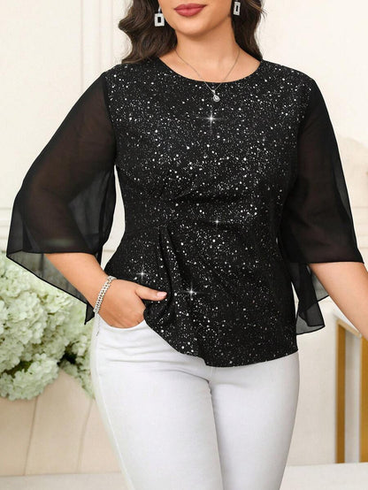 ملابس نسائية علوية مقاسات كبيرة