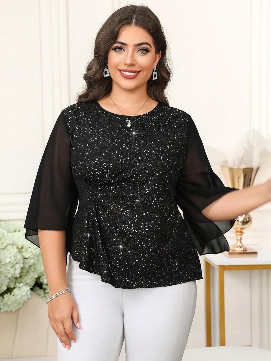 ملابس نسائية علوية مقاسات كبيرة