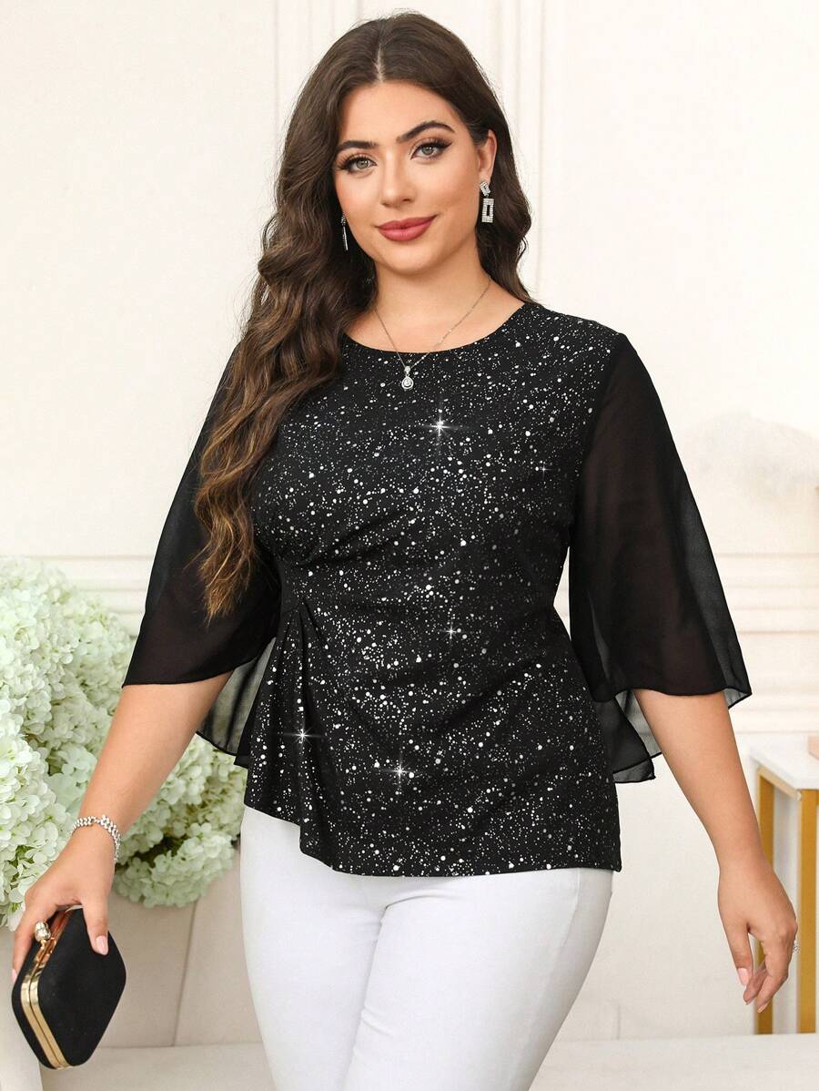 ملابس نسائية علوية مقاسات كبيرة