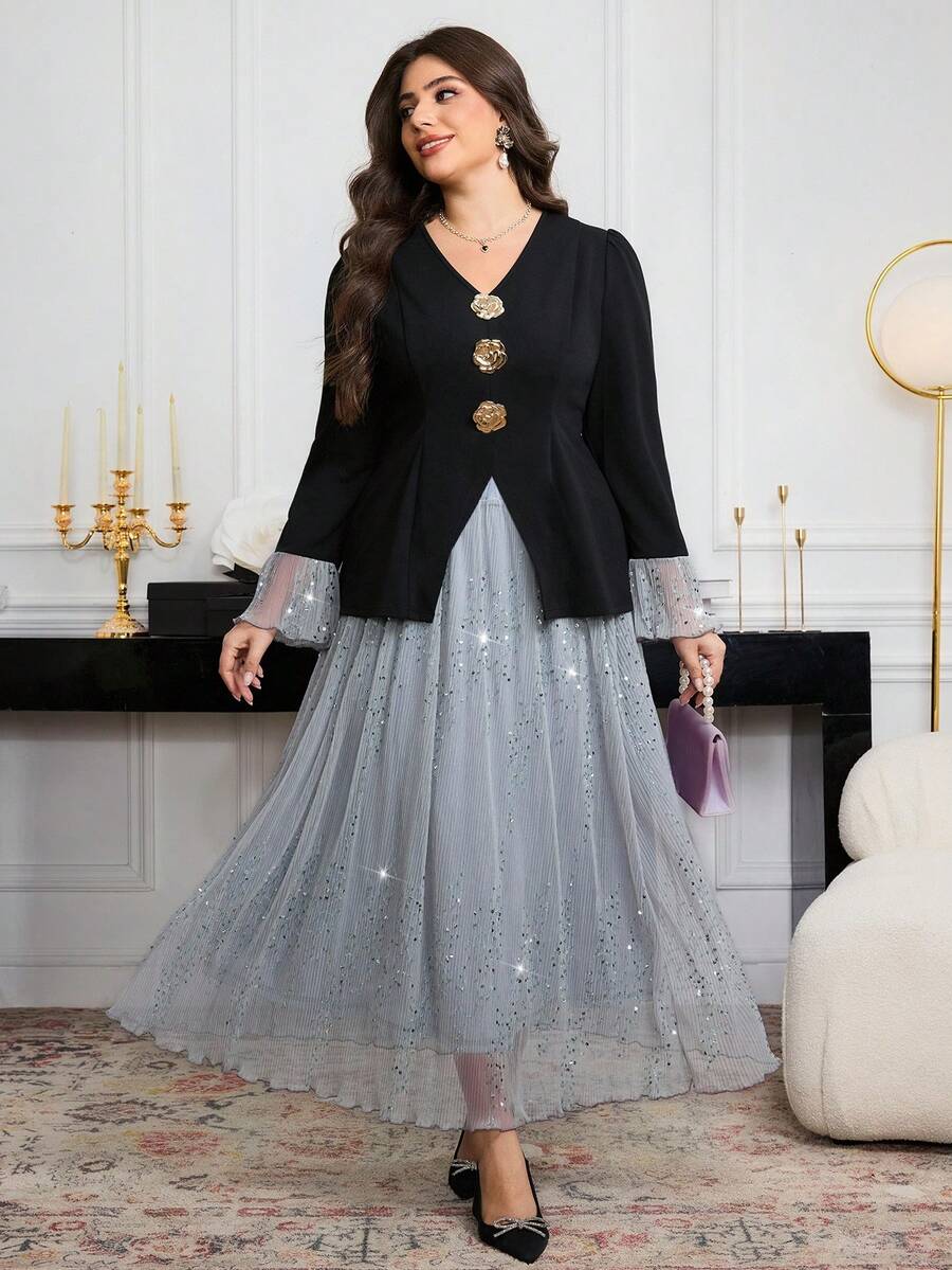 أطقم منسقة مقاس كبير