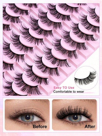 الرموش الصناعية واللاصقات