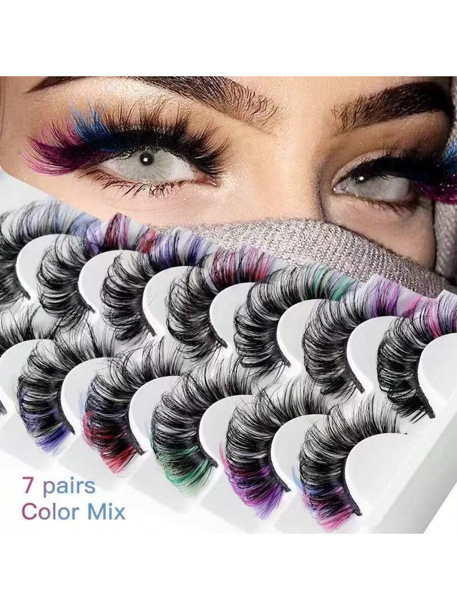 الرموش الصناعية واللاصقات