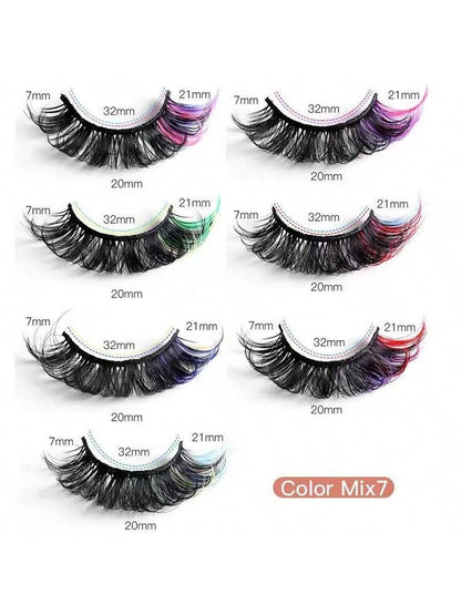 الرموش الصناعية واللاصقات